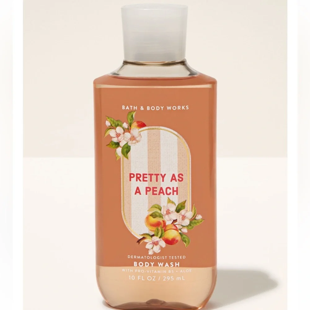 Bath & Body Works Pearberry Body Wash Set - Pink and Green